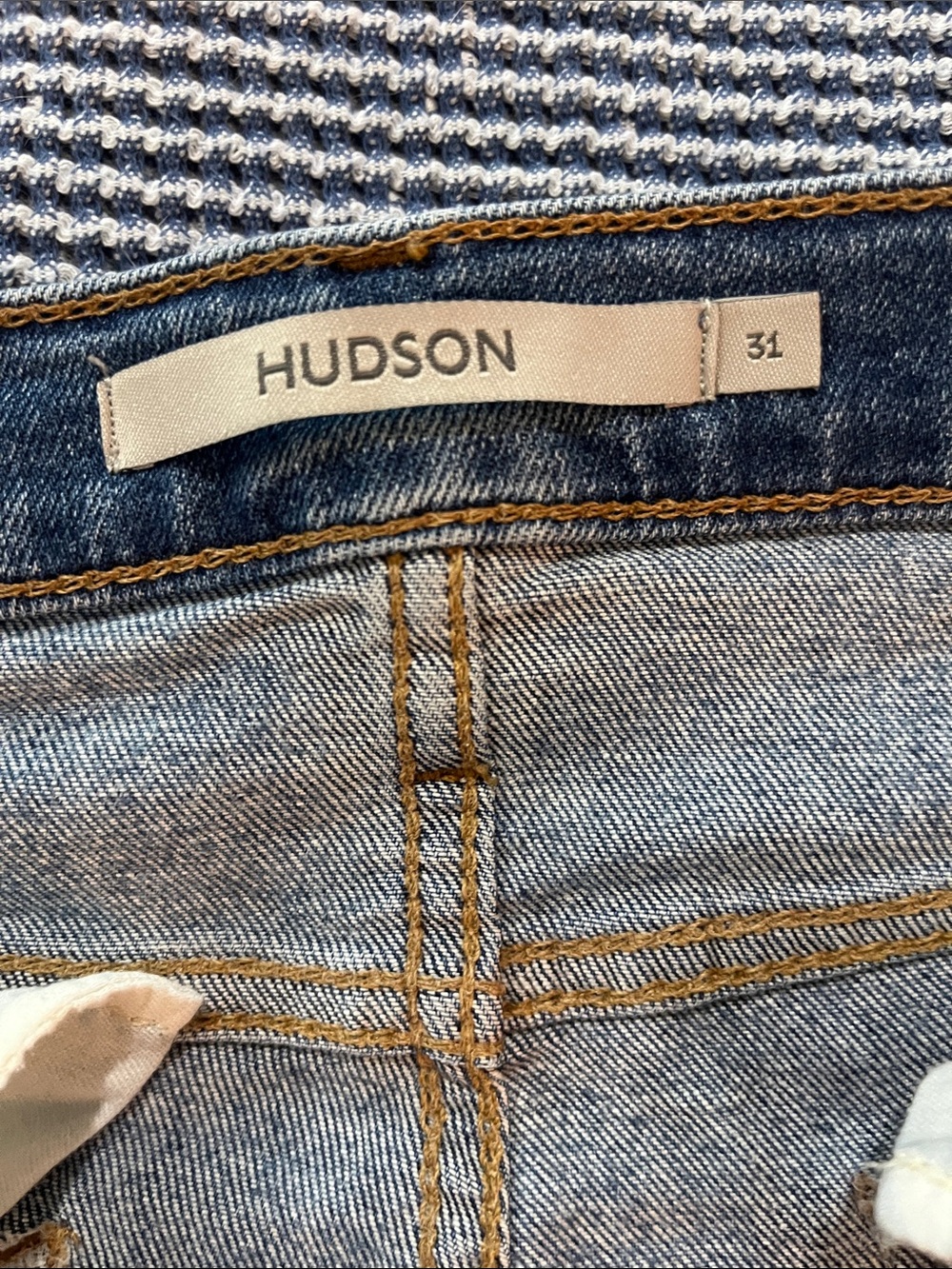 Hudson straight leg jeans